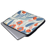 Vintager, nahtloser, botanischer Hintergrund. Laptopschutzhülle (Vorne Knopf)