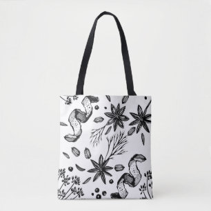 Vintager nahtloser Hintergrund mit handgezogenen K Tasche