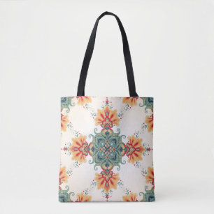 Vintager nahtloser Hintergrund. Schöne Blumengesc Tasche