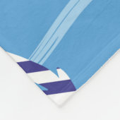 Vintager Nahtloser Musteranker auf einem Hintergru Fleecedecke (Ecke)