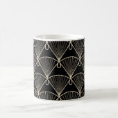 Vintager nahtloser Musterschmuck mit Stilstil Kaffeetasse (Mittel)