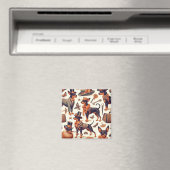 Vintager nahtloser Pinscher Magnet (In Situ (Geschirrspüler))