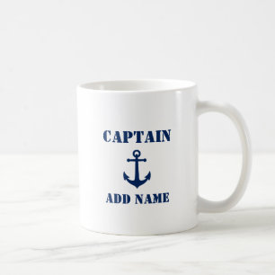 Vintager Name des Anchors Kaffeetasse