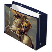 Vintager Napoleon über die Alpen Große Geschenktüte (Vorderseite Schrägansicht)