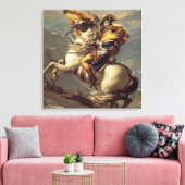 Vintager Napoleon über die Alpen Leinwanddruck (Insitu (Wohnzimmer))