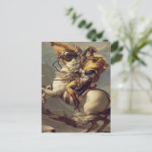 Vintager Napoleon über die Alpen Postkarte (Stehend Vorderseite)