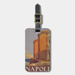 Vintager Napoli (Neapel) kundenspezifischer Gepäckanhänger