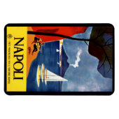 Vintager Napoli-Neapel-Magnet Italien Magnet (Horizontal)