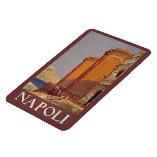 Vintager Napoli-Neapel-Magnet Italien Magnet (Linke Seite)