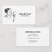 Vintager Narkose Visitenkarte (Vorne/Hinten)