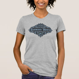 Vintager Nationaler Blueberry Month Signage T - Sh T-Shirt