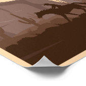Vintager Nationalpark Arizona Poster (Ecke)