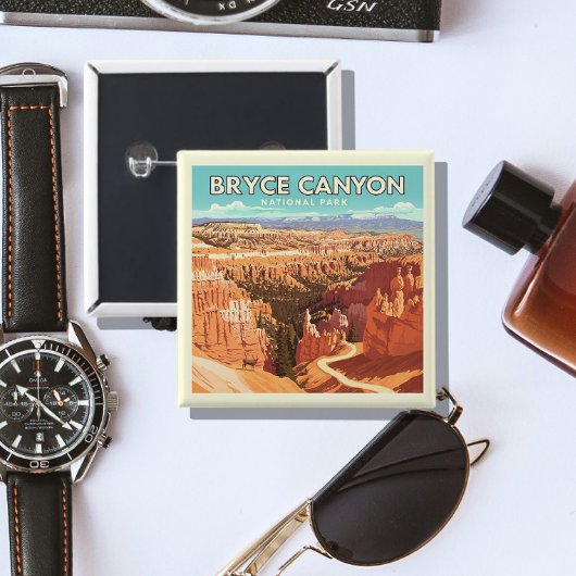 Vintager Nationalpark Bryce Canyon Button