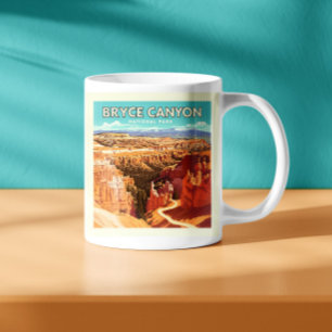 Vintager Nationalpark Bryce Canyon Kaffeetasse
