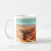 Vintager Nationalpark Bryce Canyon Kaffeetasse (Links)