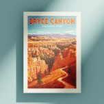 Vintager Nationalpark Bryce Canyon Postkarte<br><div class="desc">Vintager Nationalpark Bryce Canyon</div>