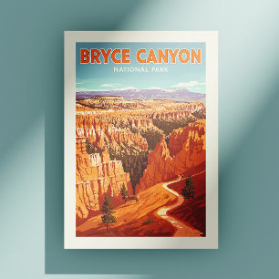 Vintager Nationalpark Bryce Canyon Postkarte