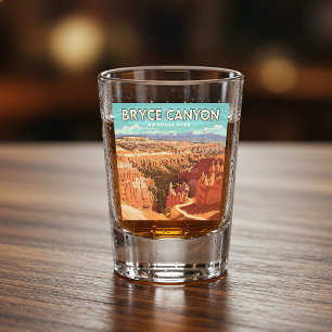 Vintager Nationalpark Bryce Canyon Schnapsglas