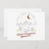 Vintager Nationalpark der New River Gorge Postkarte (Vorne/Hinten)