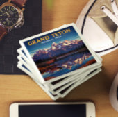 Vintager Nationalpark Grand Teton Magnet