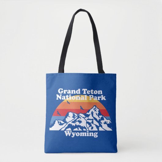 Vintager Nationalpark Grand Teton Tasche (Vorderseite)