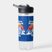 Vintager Nationalpark Grand Teton Trinkflasche (Rechts)