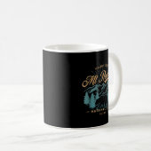 Vintager Nationalpark Mount Rainier Kaffeetasse (VorderseiteRechts)