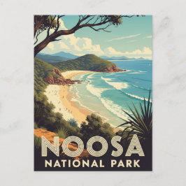 Vintager Nationalpark Noosa Postkarte
