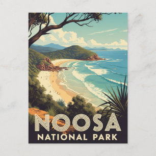Vintager Nationalpark Noosa Postkarte