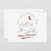 Vintager Nationalpark Weißer Sand - Mexiko Postkarte (Vorne/Hinten)