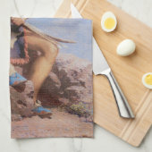 Vintager Native Amerikanische Ureinwohner, The Sco Geschirrtuch (Viertel Falte)