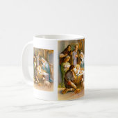 Vintager Nativity Kaffeetasse (Vorderseite Links)