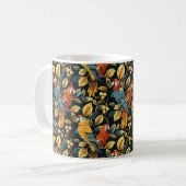 Vintager Naturpapagei Kaffeetasse (Vorderseite Links)