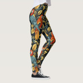 Vintager Naturpapagei Leggings (Rechts)