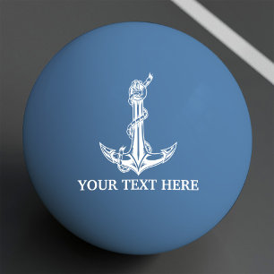 Vintager Nautic Anchor lässt Ihren Text hier ersch Tischtennisball