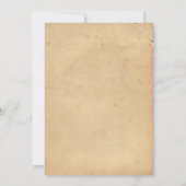 Vintager Nautikanker - Einladung zur Hochzeit (Rückseite)