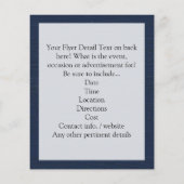 Vintager Nautikanker Flyer (Hinten)