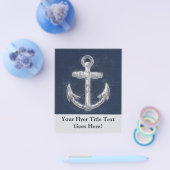 Vintager Nautikanker Flyer (Einzeln)