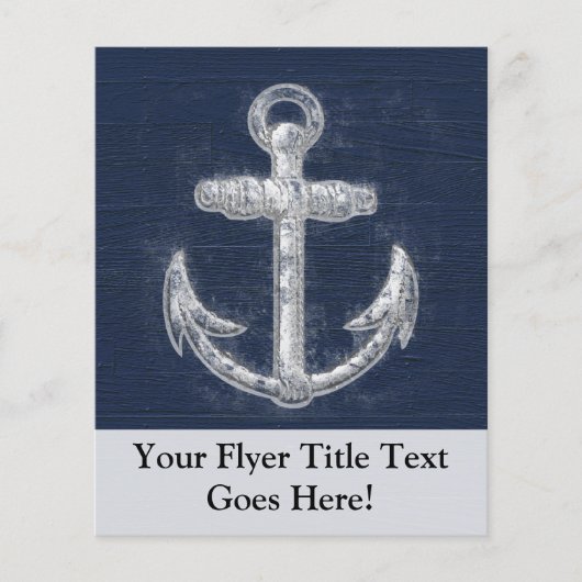 Vintager Nautikanker Flyer (Vorne)