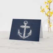 Vintager Nautikanker Karte (Gelbe Blume)