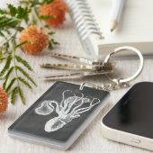 Vintager Nautilus-Kraken-Tintenfisch, der Schlüsselanhänger (Vorderseite rechts)