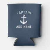 Vintager nautischer Anker Kapitän oder Name des Bo Dosenkühler (Vorderseite)