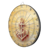 Vintager nautischer Klassiker Dartscheibe (Vorderseite rechts)