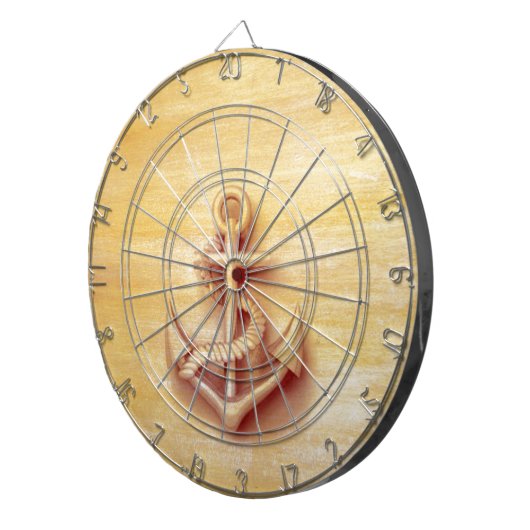 Vintager nautischer Klassiker Dartscheibe (Vorderseite rechts)