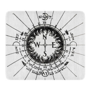 Vintager Navigationskomplex Schneidebrett