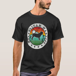 Vintager neapolitan Mastiff Retro Dog Mama Vater T-Shirt