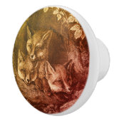 Vintager Nebelwald Keramikknauf (Rechts)