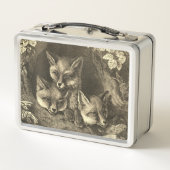 Vintager Nebelwald Metall Brotdose (Rückseite)