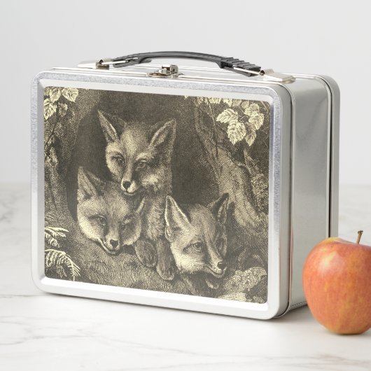 Vintager Nebelwald Metall Brotdose (Beispiel)