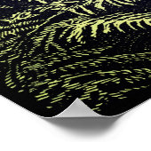 Vintager Nebelwald Poster (Ecke)